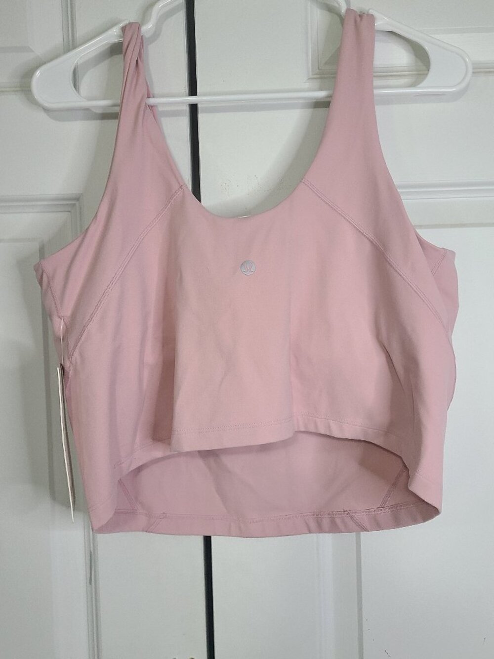 Lululemon Align Tank Top With Pads NWT Pink Haze - Size 16 - Picture 3 of 7